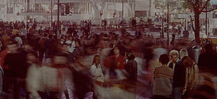 lots of people gathering at an event